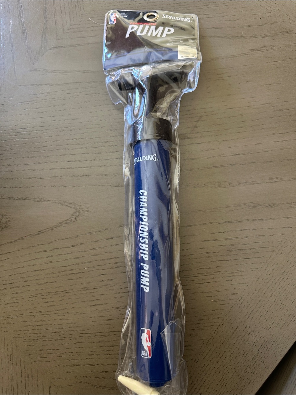 Spalding Navy Blue Championship Pump with NBA Logo